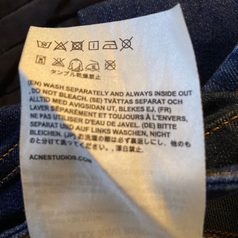 ACNE JEANS 30/32 - Picture 6 of 7